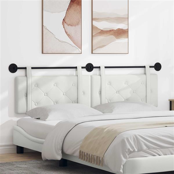 Grote foto vidaxl hangend hoofdbord kunstleer antiek en kunst stoelen en banken