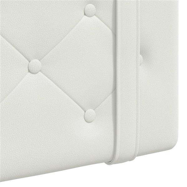 Grote foto vidaxl hangend hoofdbord kunstleer antiek en kunst stoelen en banken