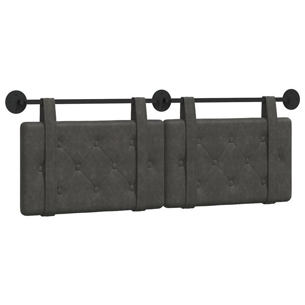 Grote foto vidaxl hangend hoofdbord antiek pu antiek en kunst stoelen en banken