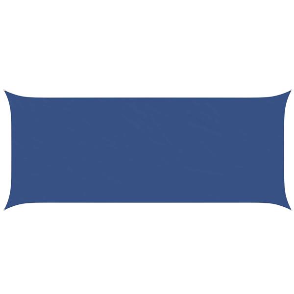 Grote foto vidaxl zonneschaduwzeil blauw 6 x 2 5 m 100 polyester oxford tuin en terras overige tuin en terras