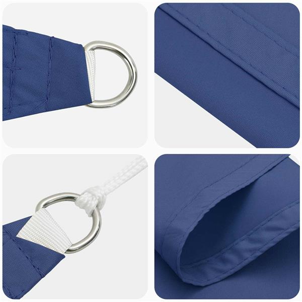 Grote foto vidaxl zonneschaduwzeil blauw 6 x 2 5 m 100 polyester oxford tuin en terras overige tuin en terras