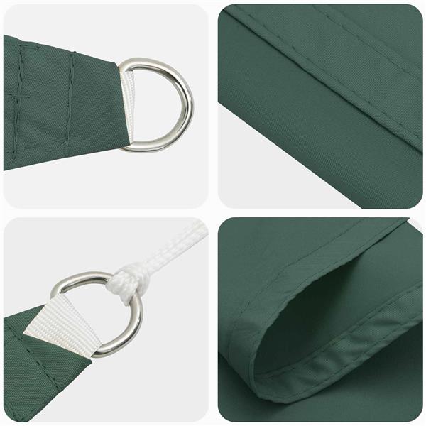 Grote foto vidaxl zonneschaduwzeil donkergroen 6 x 2 5 m 100 polyester oxford tuin en terras overige tuin en terras