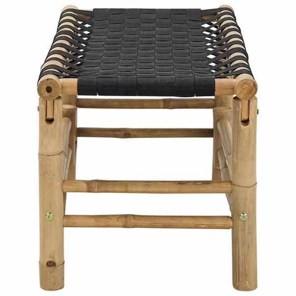 Grote foto vidaxl tuinbank 80 x 38 x 40 cm bamboe naturel rechthoekig tuin en terras tuinmeubelen