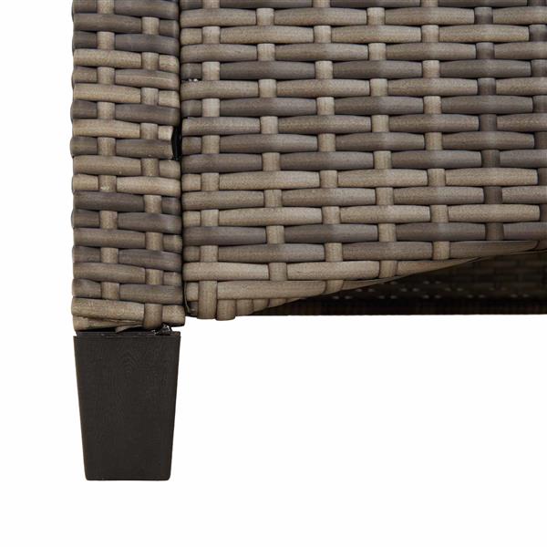 Grote foto vidaxl tuinbank met kussen 105 x 60 x 112 cm staal tuin en terras tuinmeubelen