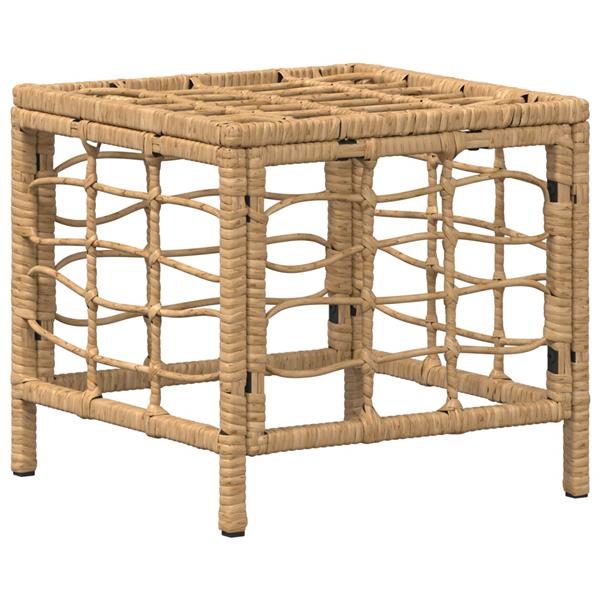 Grote foto vidaxl tuin eettafelset 3 pcs natuur en wit poly riet en acaciahout tuin en terras tuinmeubelen