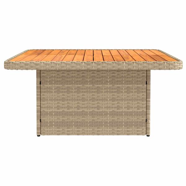 Grote foto vidaxl tuin armsteun sofa met opklaptafel 2 stuk beige en licht grijs tuin en terras tuinmeubelen