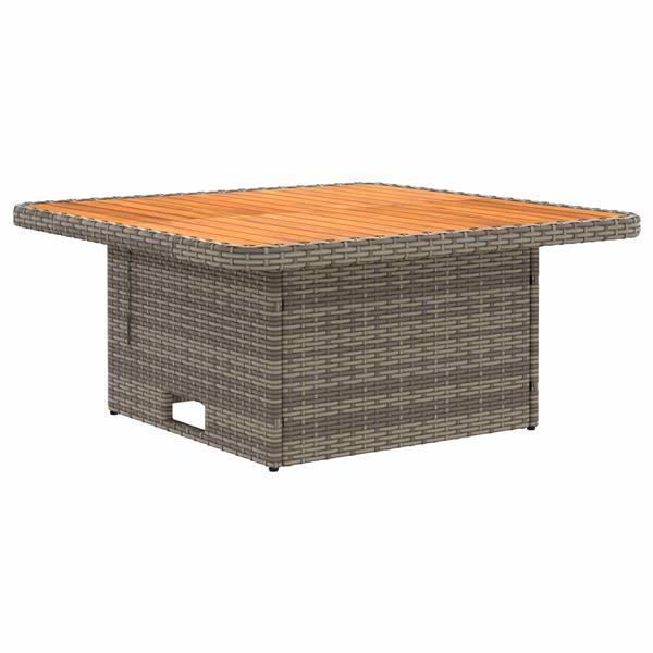 Grote foto vidaxl tuin armsteun sofa met opklaptafel 2 stuk grijs en donkergrijs tuin en terras tuinmeubelen