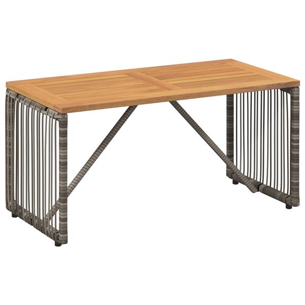 Grote foto vidaxl buitenmeubelset 9 pcs grijs en marineblauw poly rattan tuin en terras tuinmeubelen