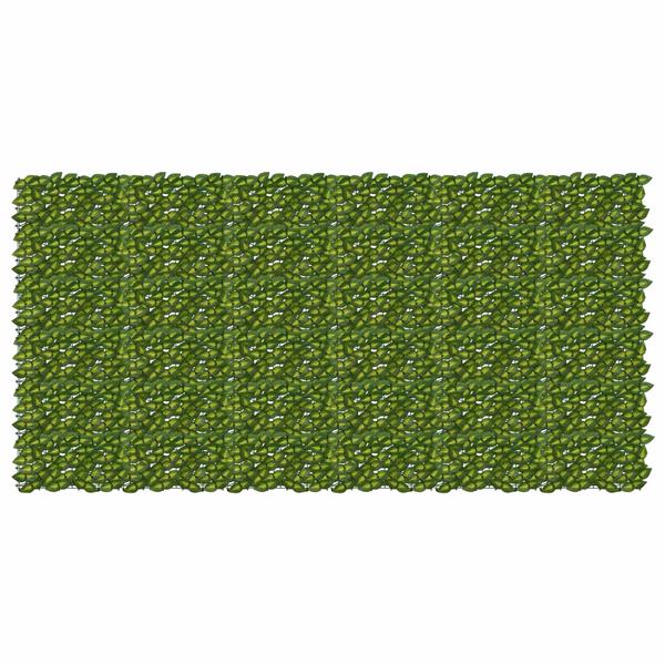 Grote foto vidaxl balkonscherm met bladeren groen en geel 300 x 150 cm tuin en terras overige tuin en terras