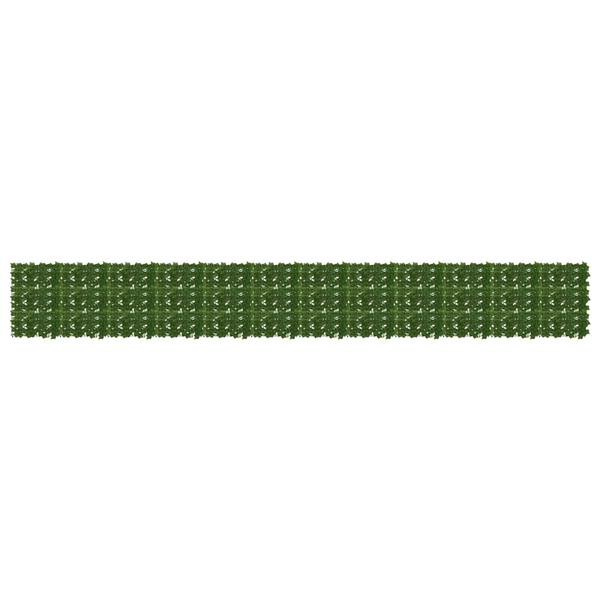 Grote foto vidaxl balkonscherm met bladeren groen 600 x 75 cm tuin en terras overige tuin en terras