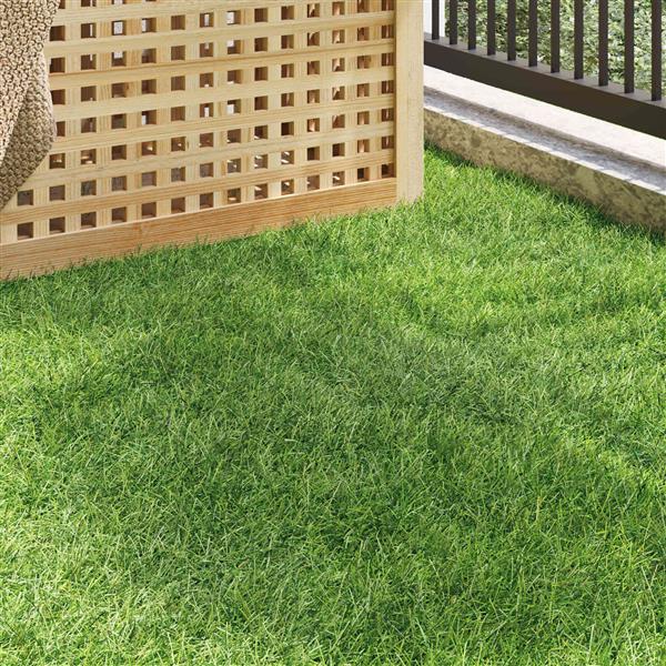 Grote foto vidaxl kunstgras pp pe tuin en terras sierplanten