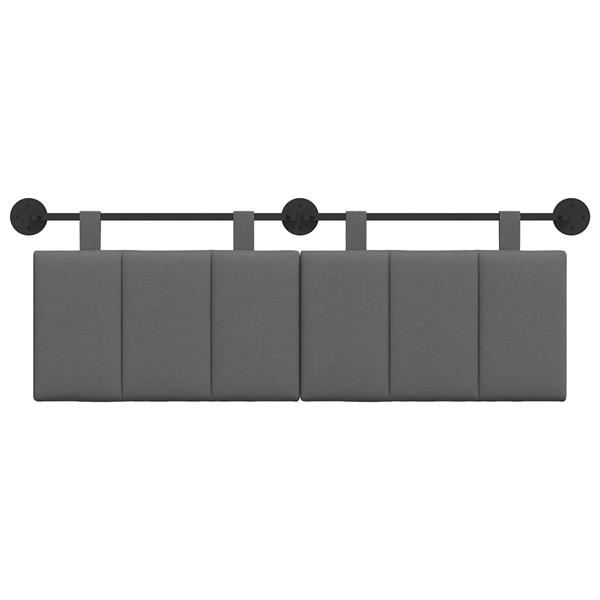 Grote foto vidaxl hangend hoofdbord stof antiek en kunst stoelen en banken