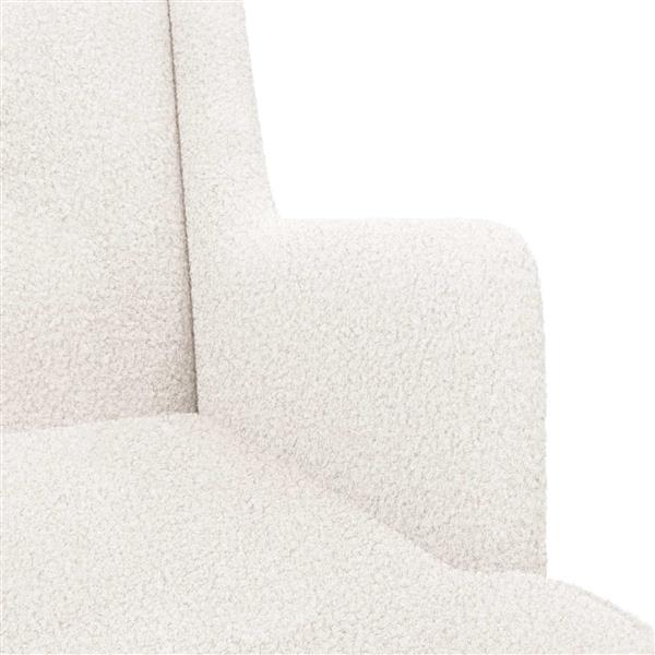 Grote foto vidaxl schommelstoel cr mekleurig 62 x 80 x 85 cm schapenstof huis en inrichting stoelen