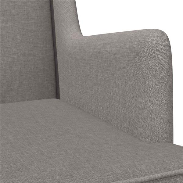 Grote foto vidaxl schommelstoel taupe 62 x 80 x 85 cm stof huis en inrichting stoelen