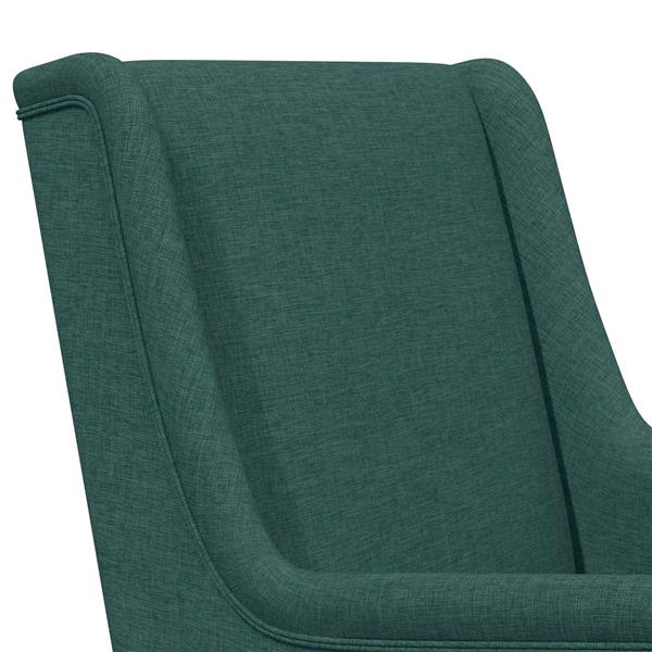 Grote foto vidaxl schommelstoel donkergroen 62 x 80 x 85 cm stof huis en inrichting stoelen