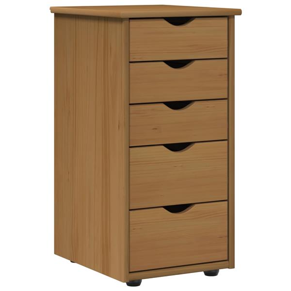 Grote foto vidaxl kast honingbruin 34 x 39 x 61 5 cm massief vurenhout huis en inrichting overige