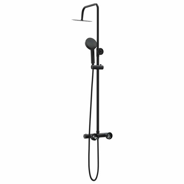 Grote foto vidaxl thermostatisch douchesysteem set ss201 doe het zelf en verbouw sanitair