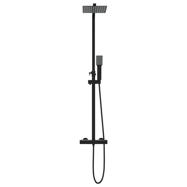 Grote foto vidaxl thermostatisch douchesysteem set ss201 doe het zelf en verbouw sanitair