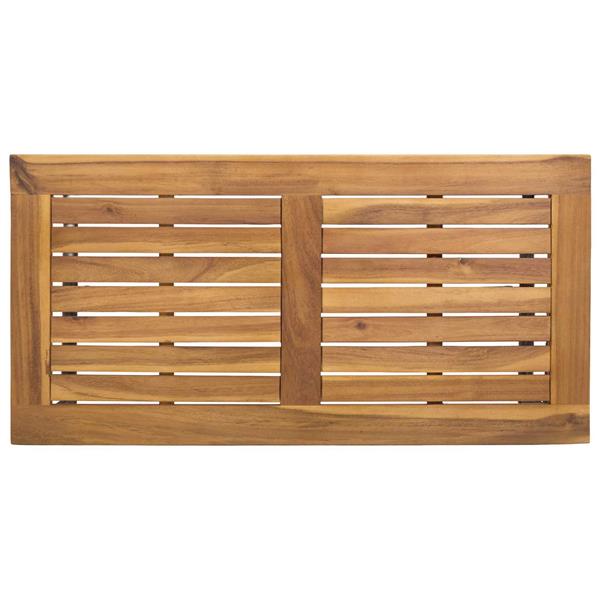 Grote foto vidaxl buiten tafel zwart en bruin 80 x 40 x 40 cm poly rattan tuin en terras tuinmeubelen