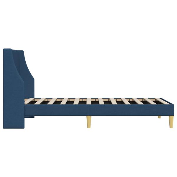 Grote foto vidaxl bedframe met hoofdeinde aansluitplaat antiek en kunst stoelen en banken