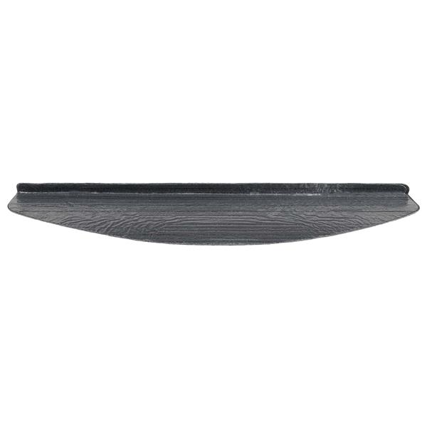 Grote foto vidaxl zelfklevende trapmatten halfrond 15 pcs grijs 80 x 28 x 3 5 cm huis en inrichting overige huis en inrichting