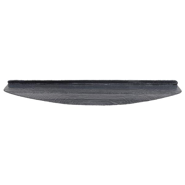Grote foto vidaxl zelfklevende trapmatten halfrond 15 pcs zwart 80 x 28 x 3 5 cm huis en inrichting overige huis en inrichting