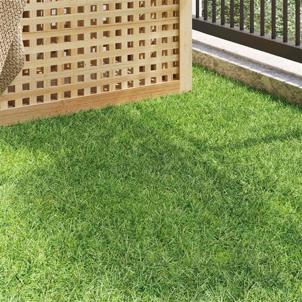Grote foto vidaxl kunstgras pp pe tuin en terras sierplanten