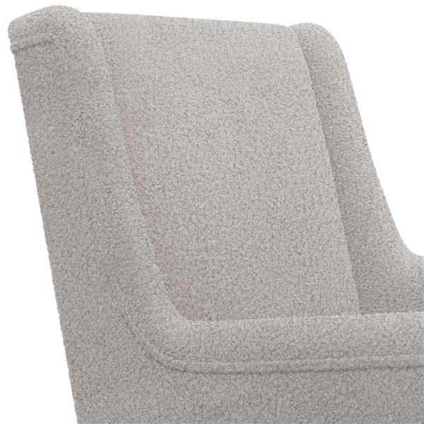 Grote foto vidaxl schommelstoel lichtgrijs 62 x 80 x 85 cm schapenstof huis en inrichting stoelen