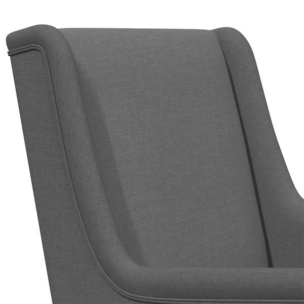 Grote foto vidaxl schommelstoel donkergrijs 62 x 80 x 85 cm stof huis en inrichting stoelen