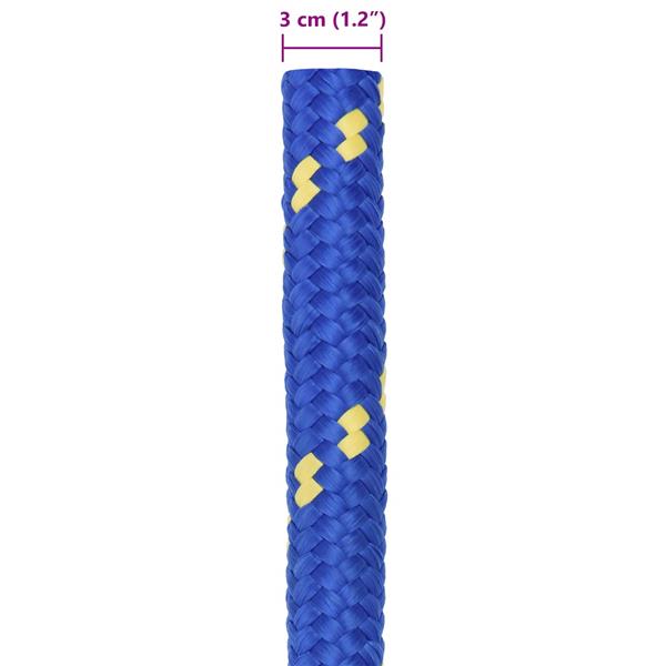 Grote foto vidaxl boottouw blauw pp doe het zelf en verbouw materialen en producten