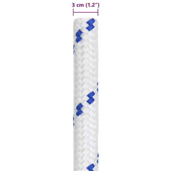 Grote foto vidaxl boottouw wit pp doe het zelf en verbouw materialen en producten