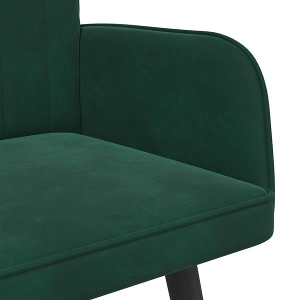 Grote foto vidaxl twee persoons sofa donkergroen 115 x 61 x 87 cm fluweel huis en inrichting bankstellen