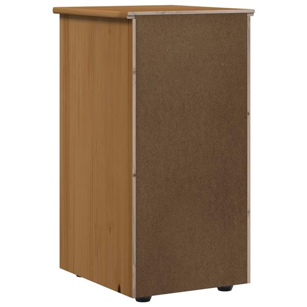 Grote foto vidaxl kast honingbruin 34 x 39 x 61 5 cm massief vurenhout huis en inrichting overige
