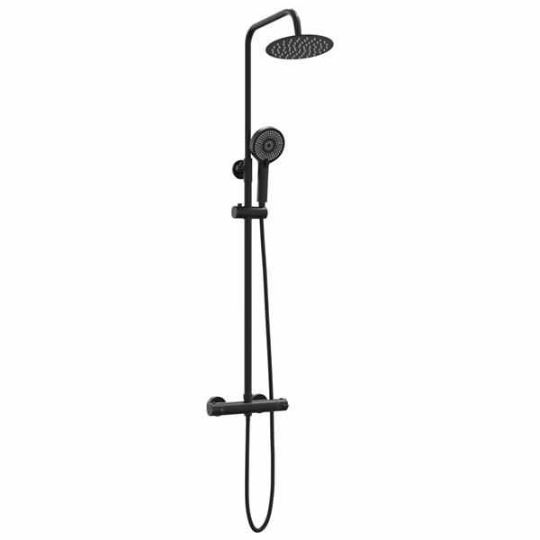 Grote foto vidaxl thermostatisch douchesysteem set ss201 doe het zelf en verbouw sanitair