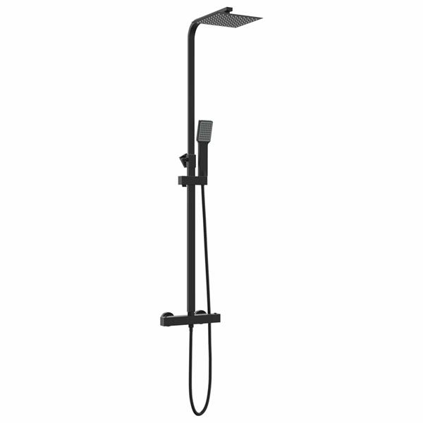Grote foto vidaxl thermostatisch douchesysteem set ss201 doe het zelf en verbouw sanitair