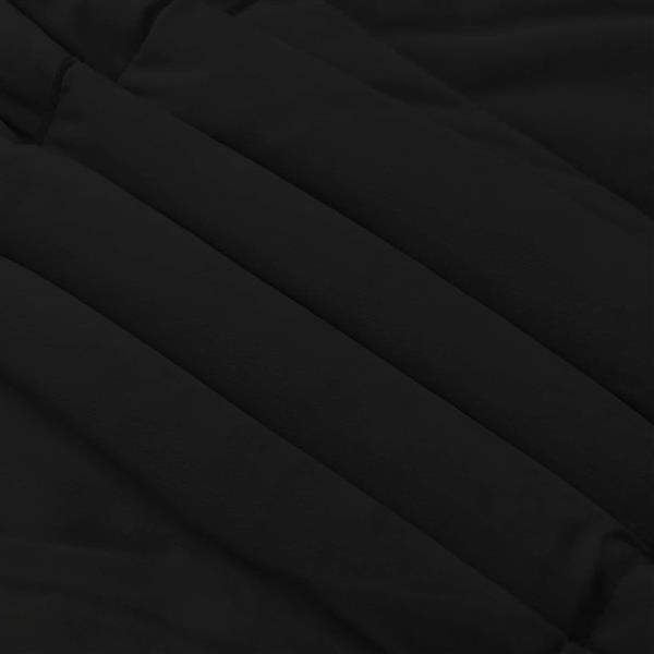 Grote foto vidaxl zomer dekbed gekwilt zwart 155 x 220 cm microfiber huis en inrichting bedden