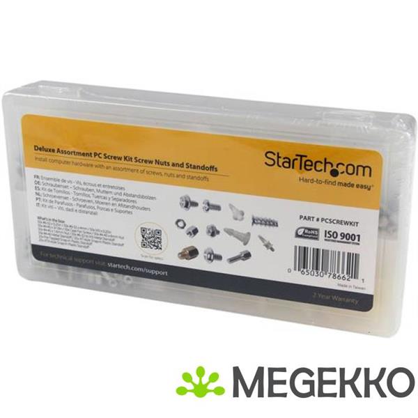 Grote foto startech.com assortiment pc schroevenset schroeven moeren en afstandhouders 350 stuks computers en software overige computers en software