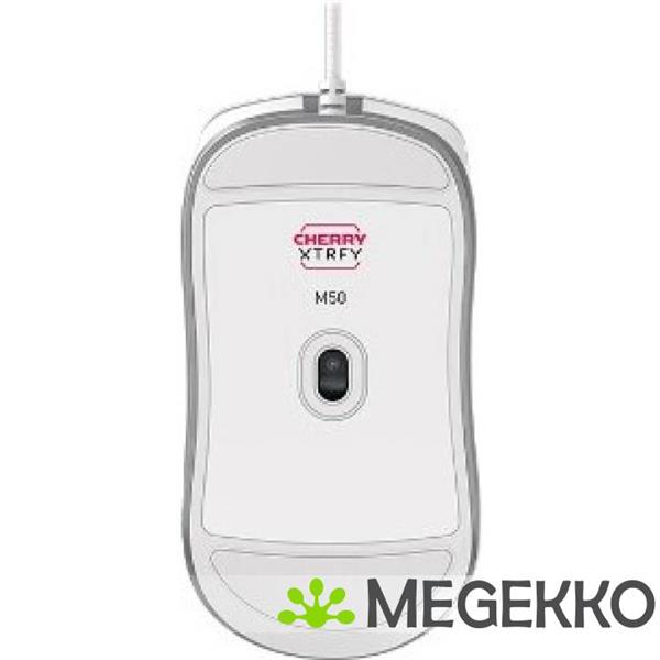 Grote foto cherry xtrfy m50 wit zilver gaming muis computers en software overige computers en software