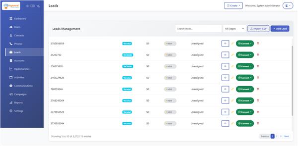 Grote foto ontwikkeling van een op maat gemaakte crm diensten en vakmensen webdesigners en domeinnamen