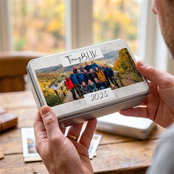 Grote foto cadeautje voor collega of vrienden diversen cadeautjes en bonnen