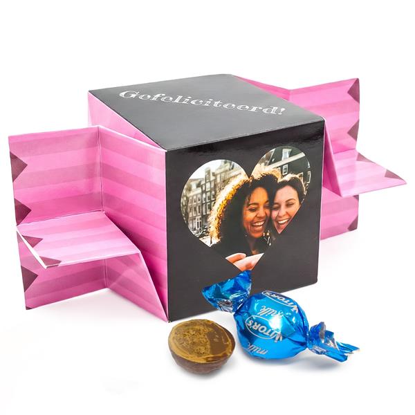 Grote foto cadeautje voor collega of vrienden diversen cadeautjes en bonnen