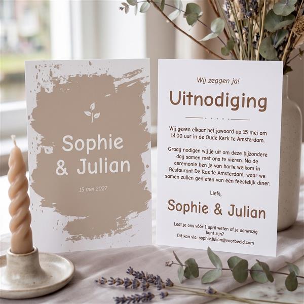 Grote foto trouwkaarten en jubileum kaarten diversen overige diversen