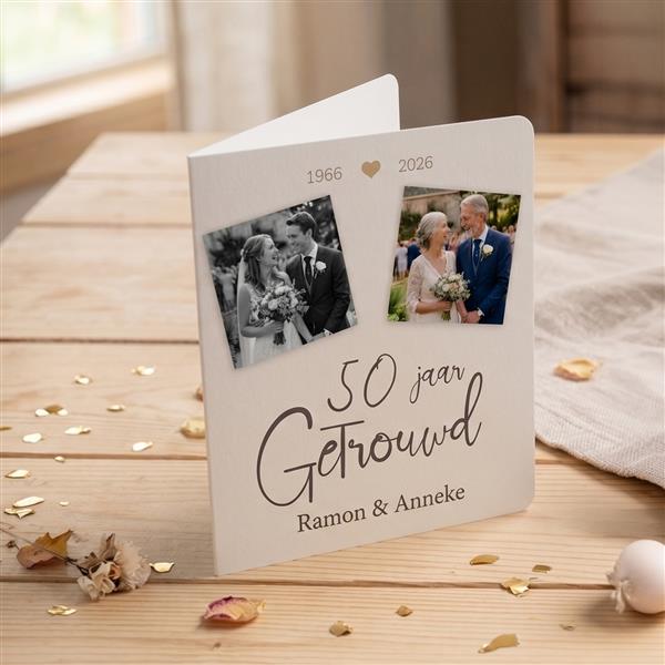 Grote foto trouwkaarten en jubileum kaarten diversen overige diversen