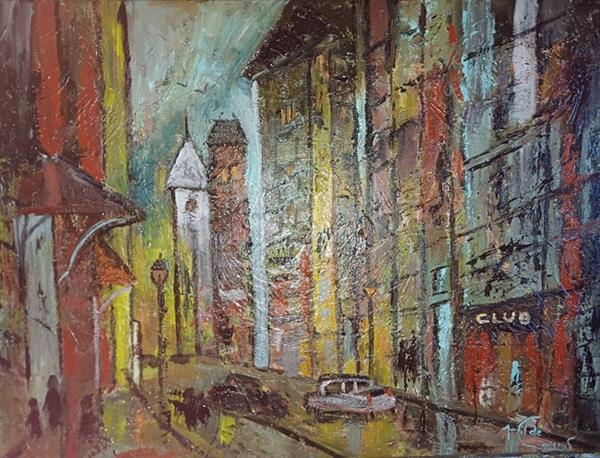 Grote foto kunsthandel gennep city lights antiek en kunst modern