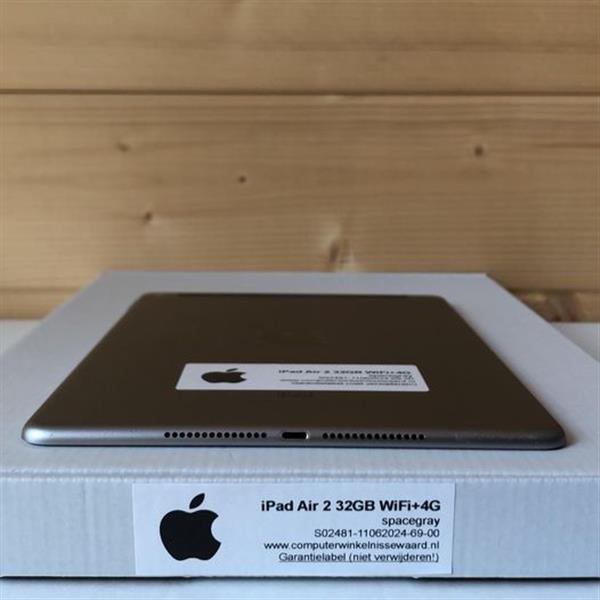 Grote foto apple ipad air 2 32gb wifi 4g zwart garantie telecommunicatie ipad
