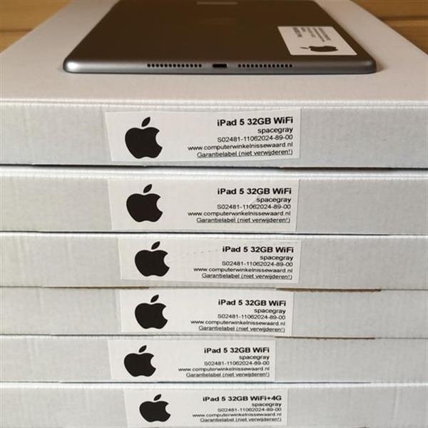 Grote foto apple ipad 5 met beschermhoes rood 32gb 9.7 inch wifi 4g garantie telecommunicatie ipad