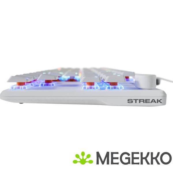 Grote foto fnatic streak80 lp toetsenbord wit computers en software toetsenborden