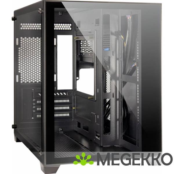 Grote foto inter tech c 501 aspect zwart computers en software behuizingen en kasten