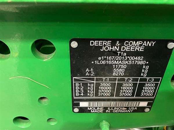Grote foto john deere 6m 165 695499 agrarisch tractoren