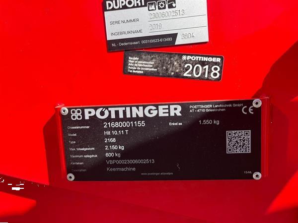 Grote foto pottinger hit 10.11t schudder 781293 agrarisch harken